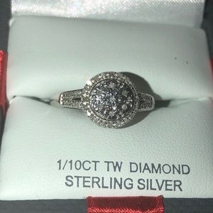 Diamond CTTW 1/10 Sterling Silver Ring